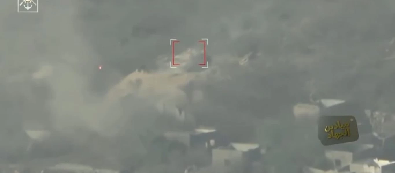 Η στιγμή που αντιαρματικός πύραυλος των Χούθι χτυπά σαουδαραβικό Μ-1Α2 Abrams (βίντεο)